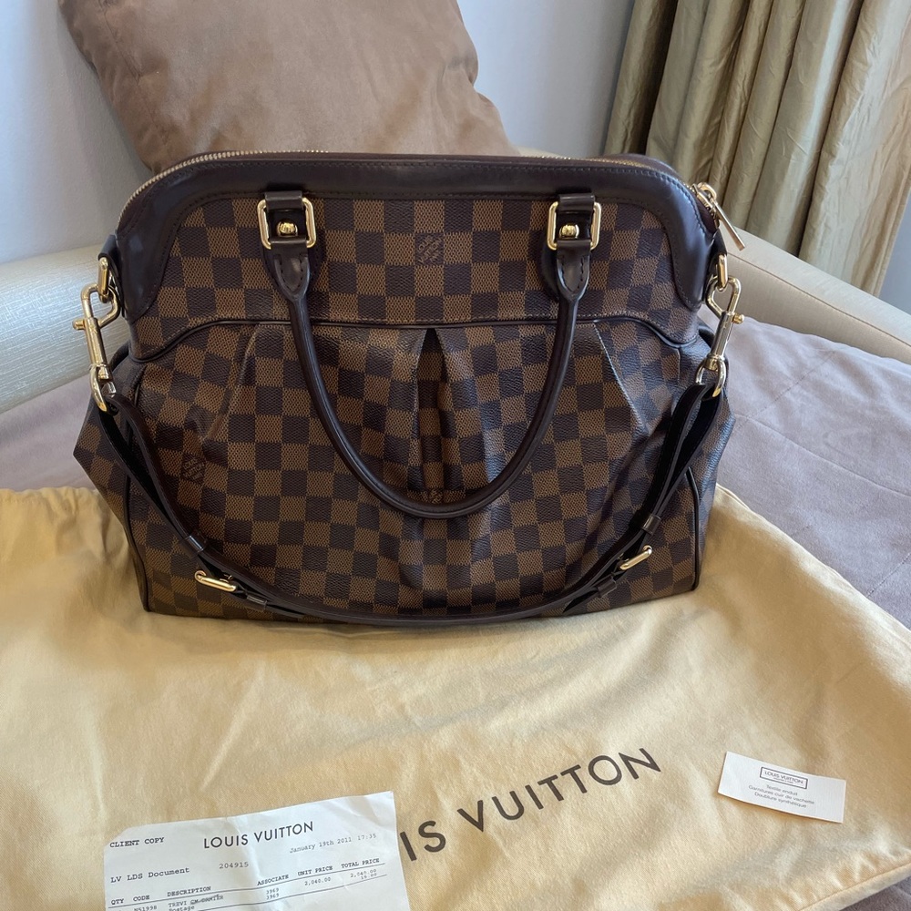 LOUIS VUITTON TREVI DAMIER GM (LARGE) handbag